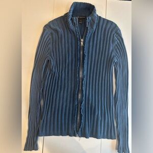 INC International Concepts zip up knit jacket